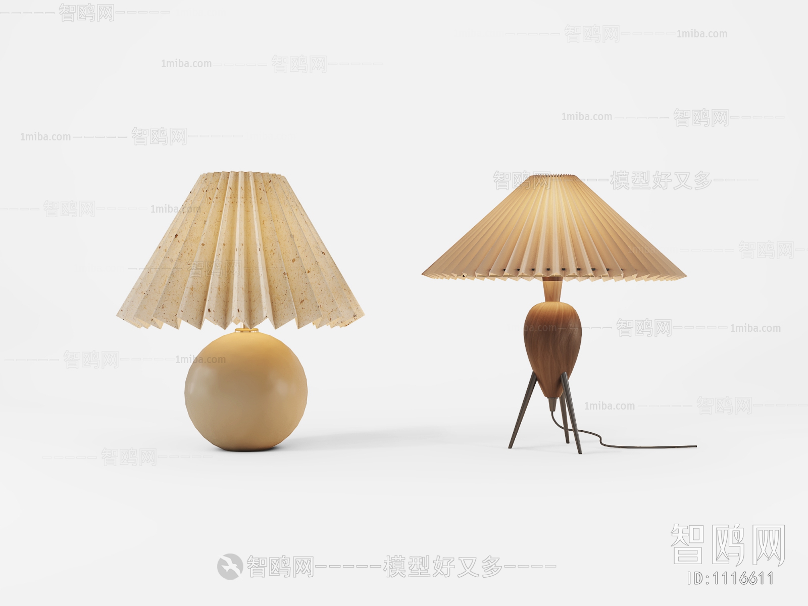 Wabi-sabi Style Table Lamp