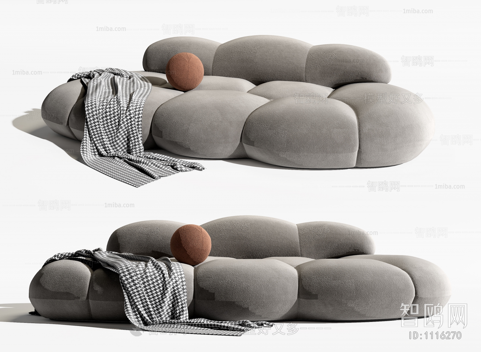 Modern Three-seat Sofa