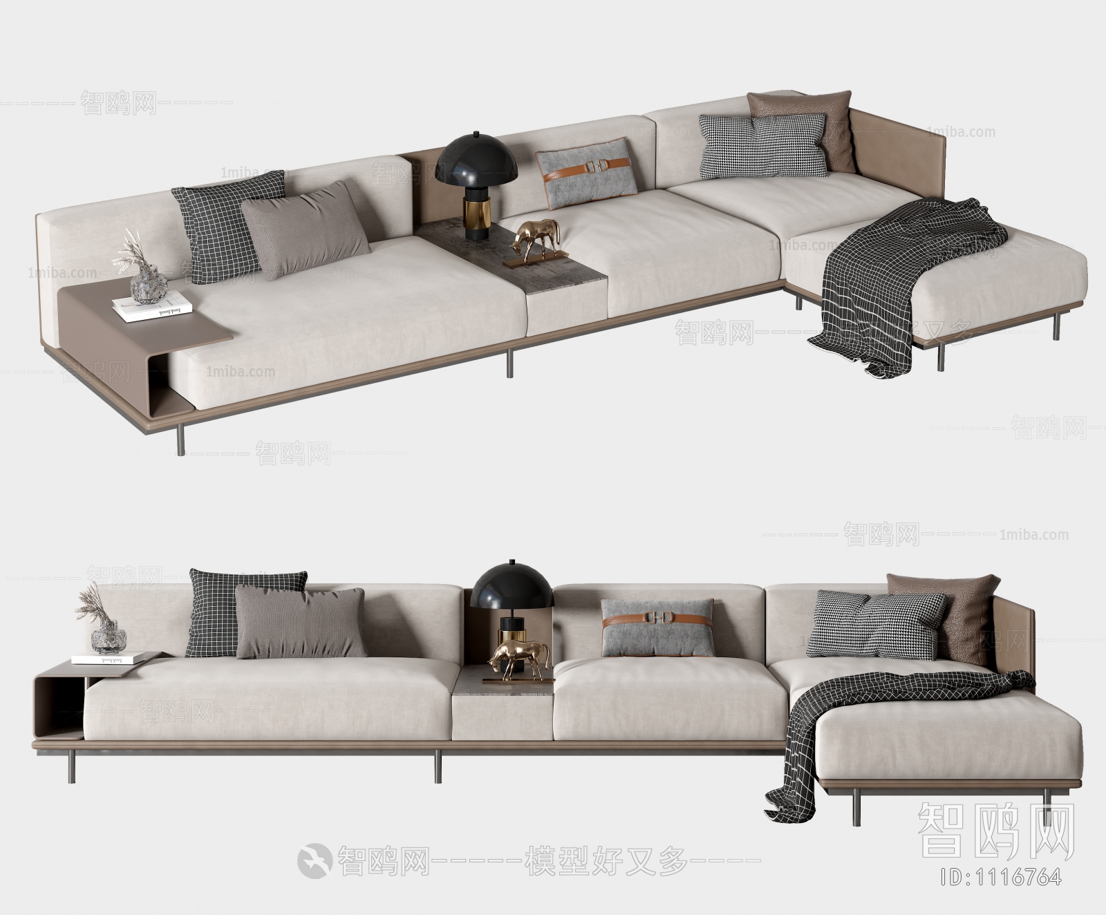 Modern Multi Person Sofa