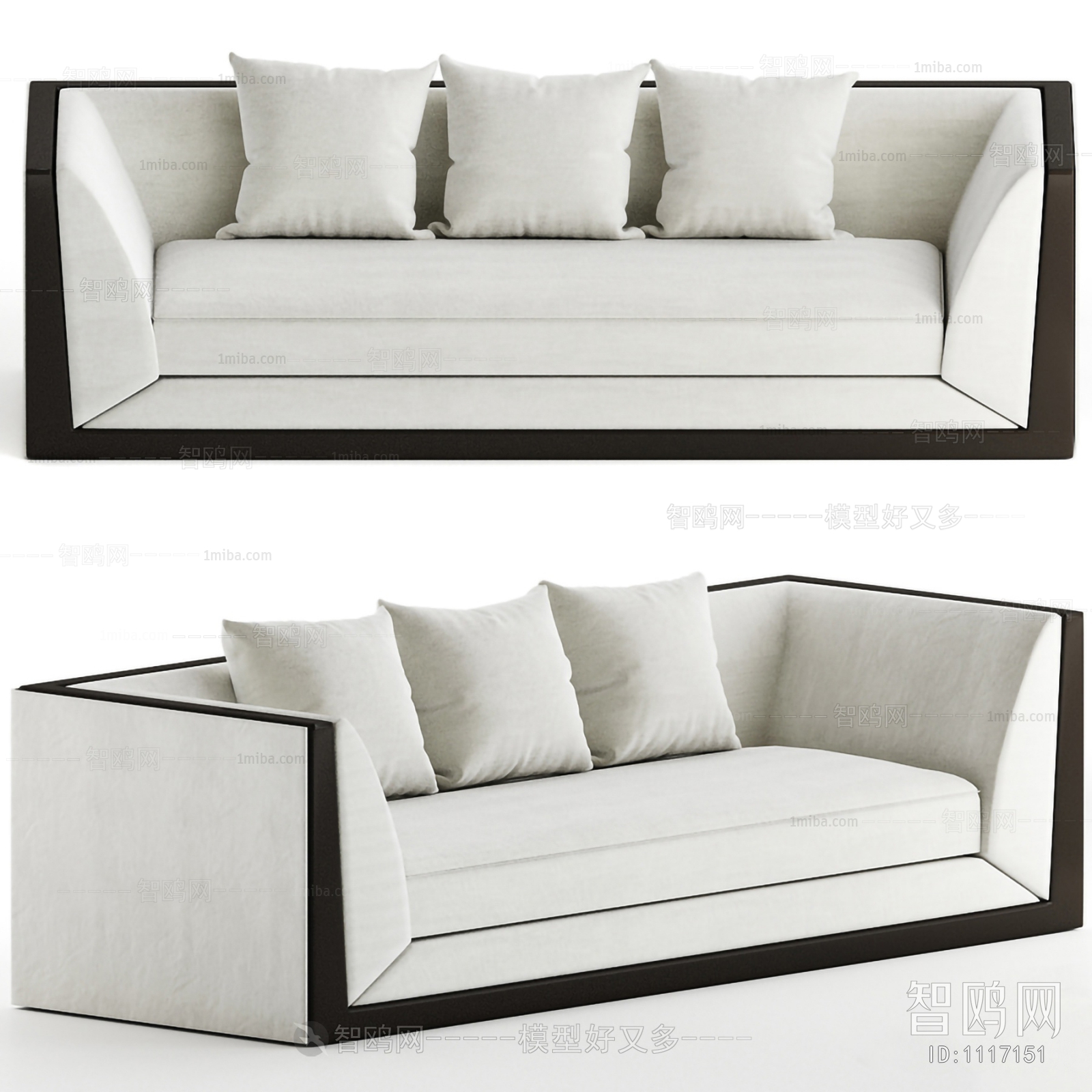 Modern Three-seat Sofa