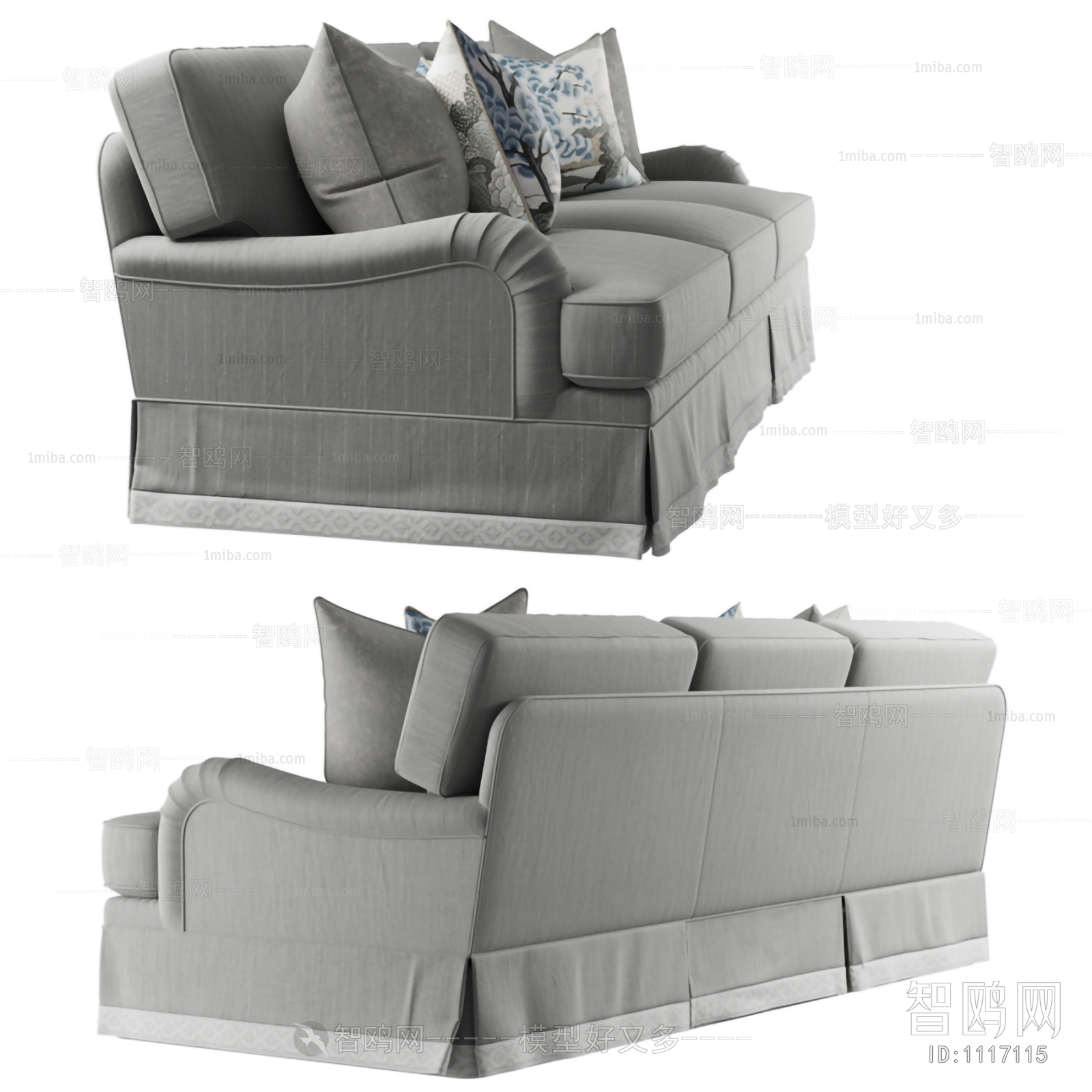 Modern Three-seat Sofa