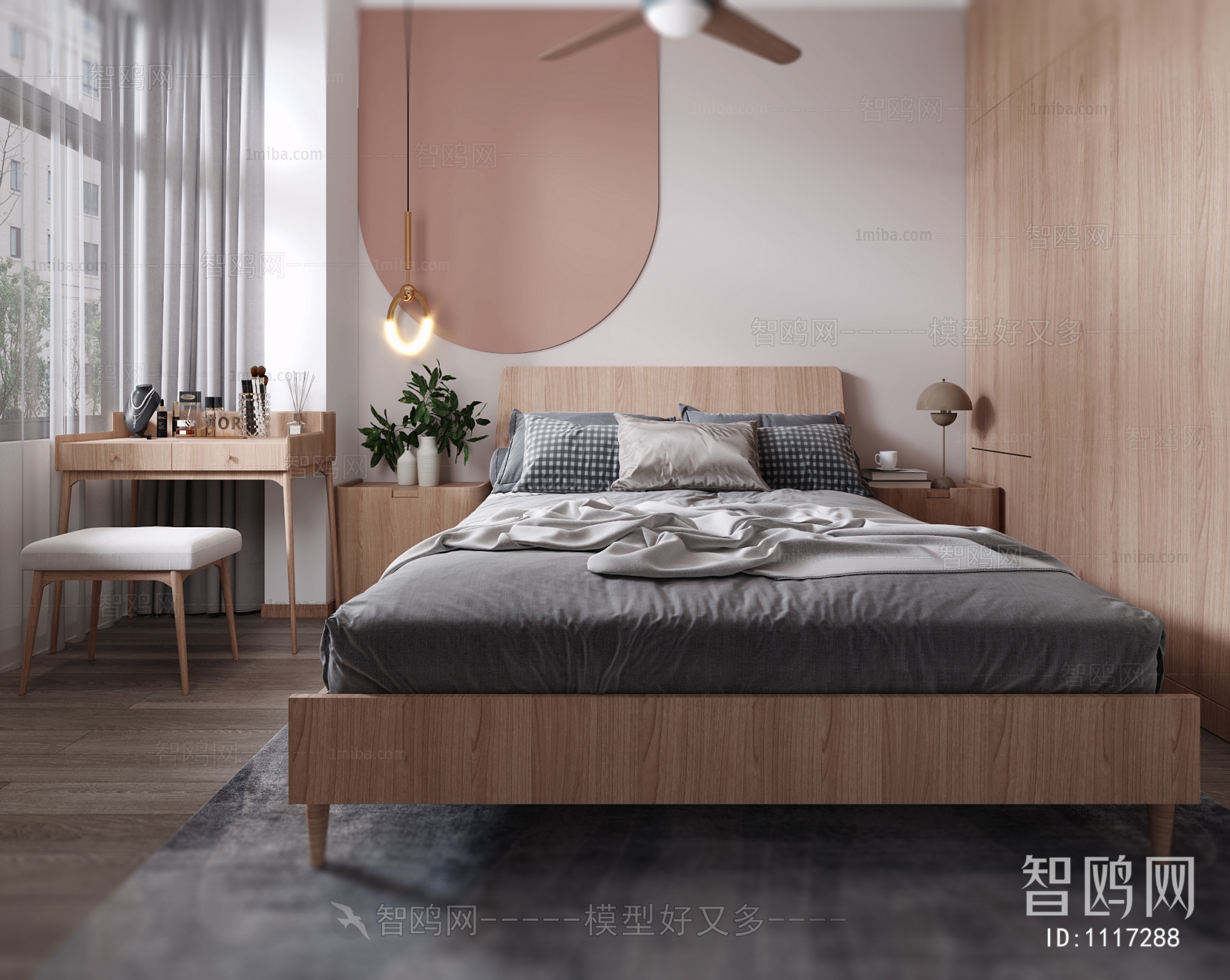 Nordic Style Japanese Style Bedroom