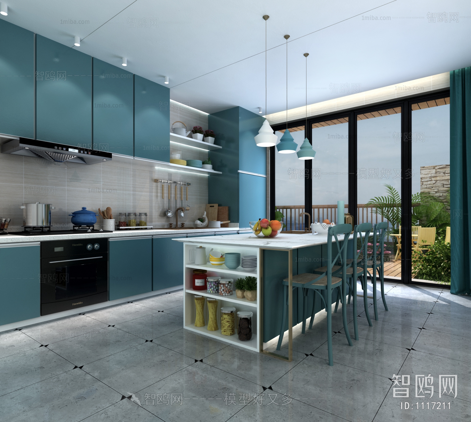 Modern Open Kitchen