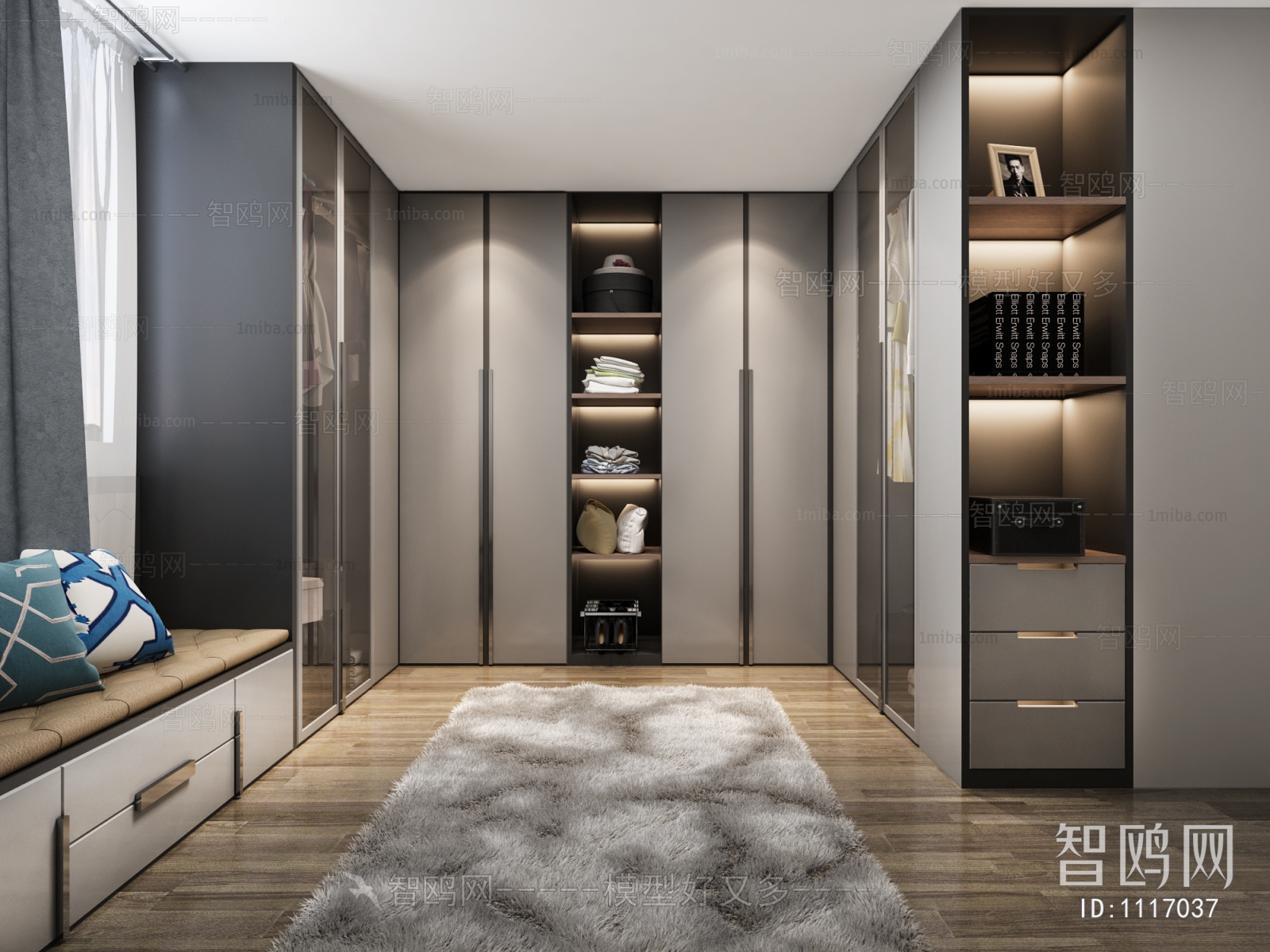 Modern Clothes Storage Area