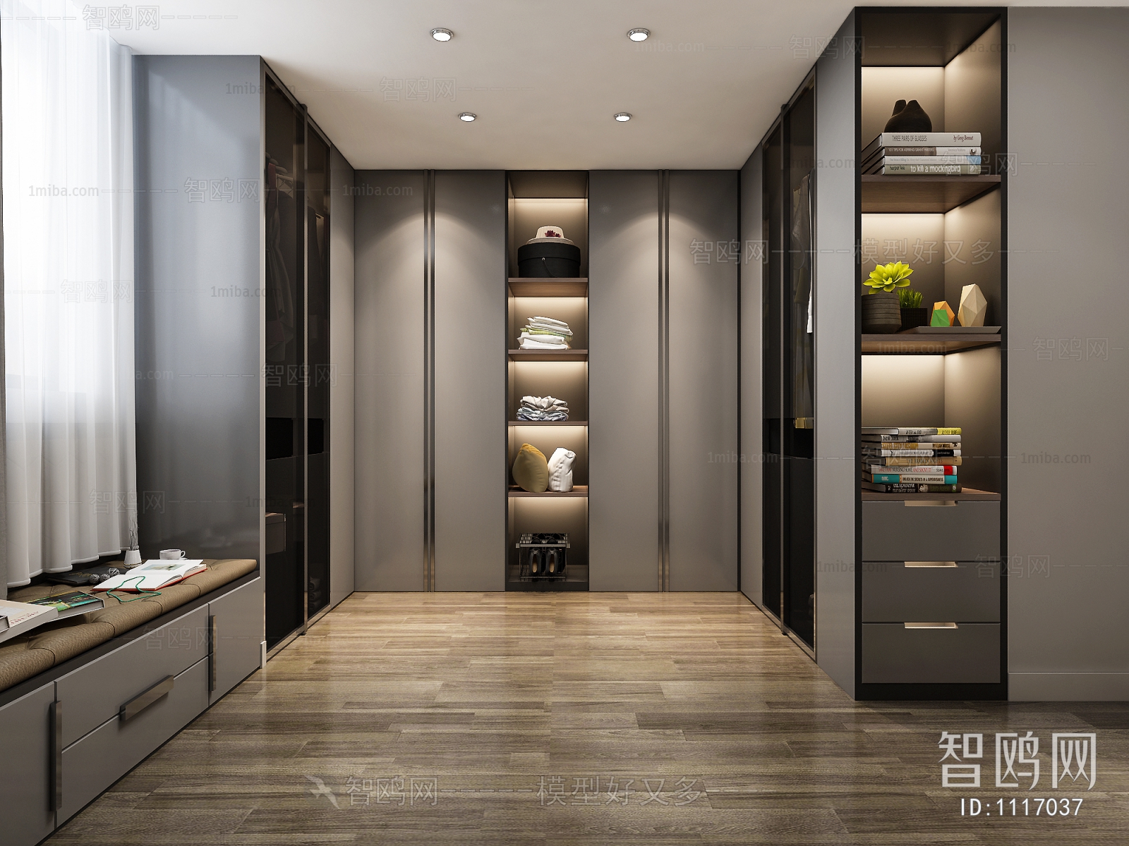 Modern Clothes Storage Area