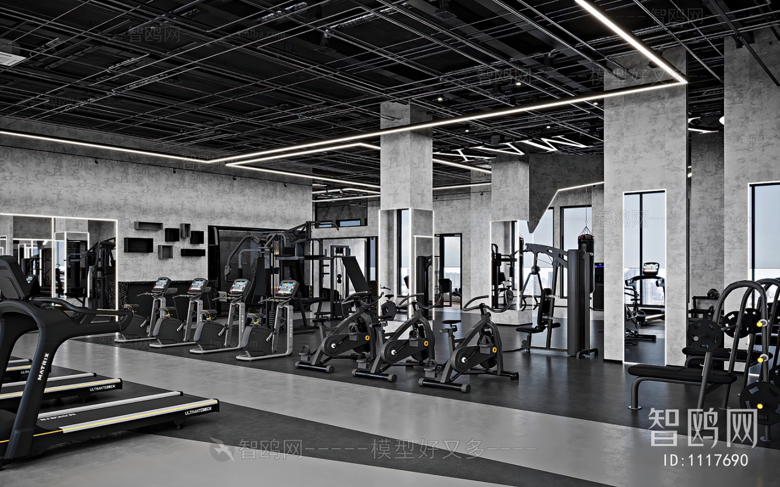 Industrial Style Gym