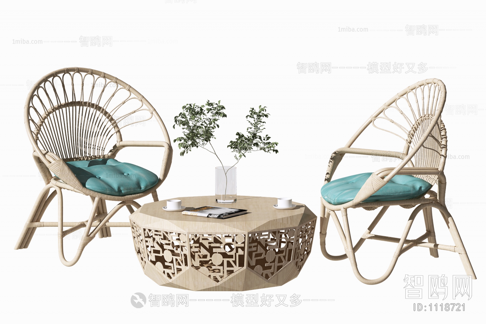 New Chinese Style Lounge Chair