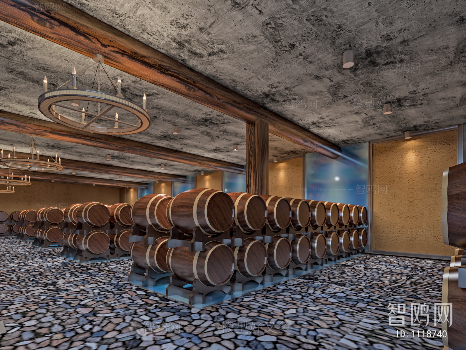 Modern Wine Cellar/Wine Tasting Room