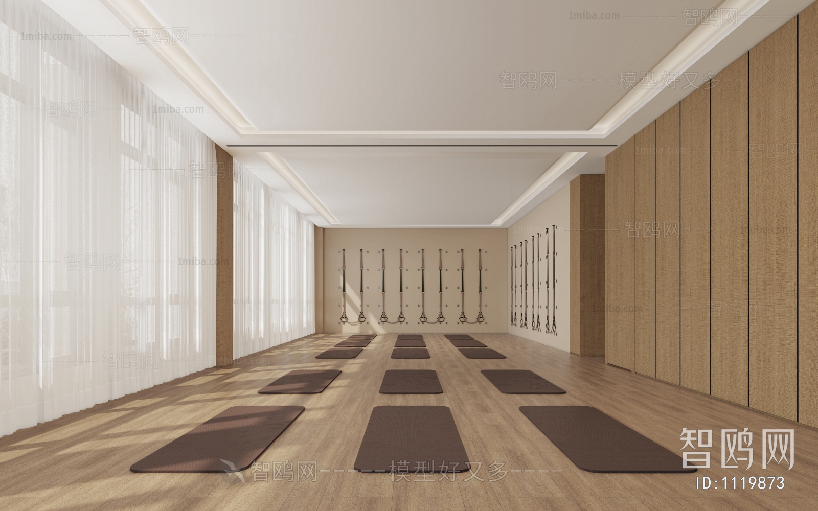 Modern Yoga Room