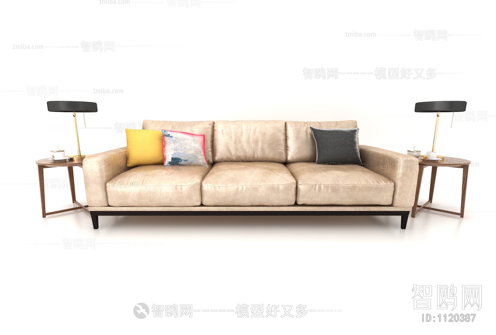 Modern Three-seat Sofa