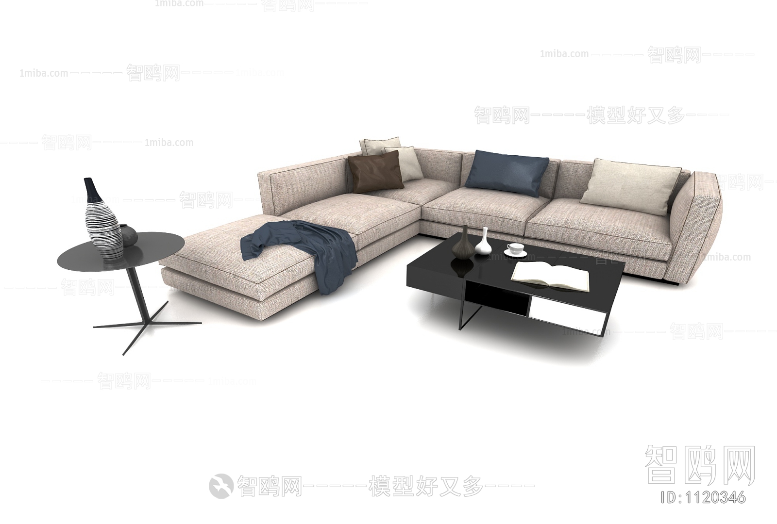 Modern Multi Person Sofa