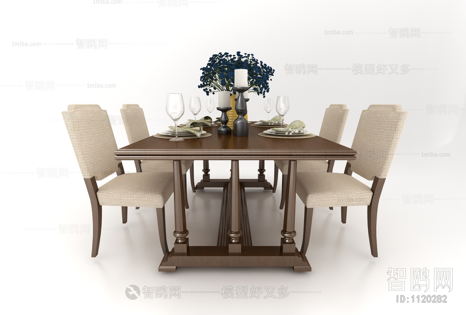 American Style Dining Table And Chairs