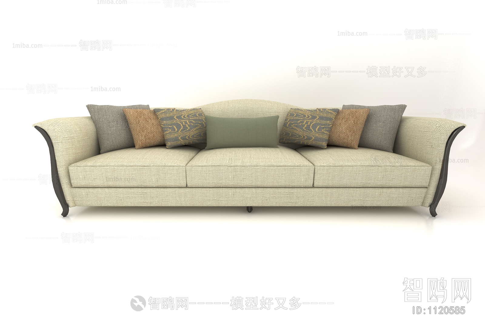 Modern Three-seat Sofa