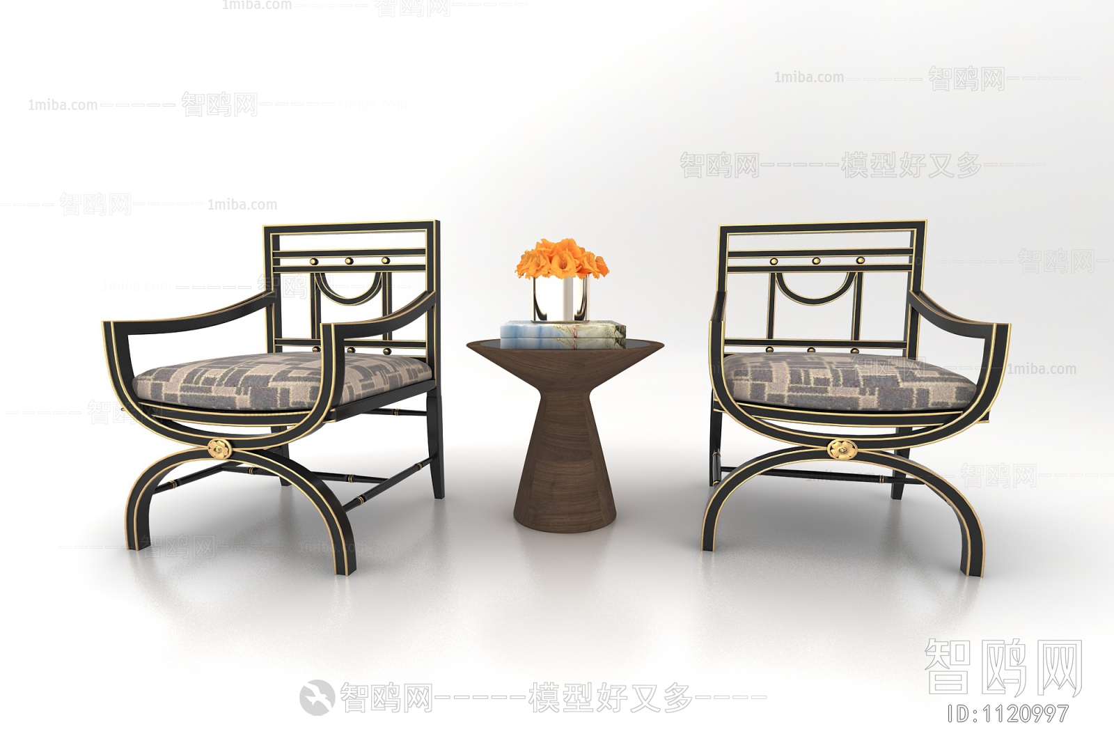 New Chinese Style Single Chair