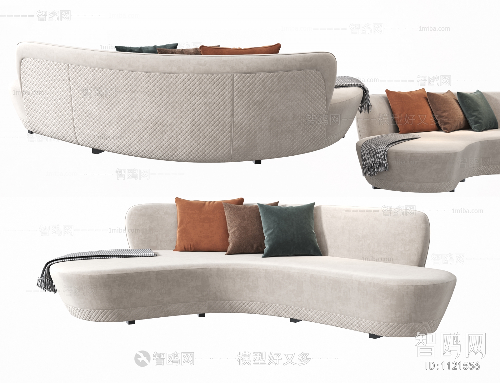 Modern Curved Sofa