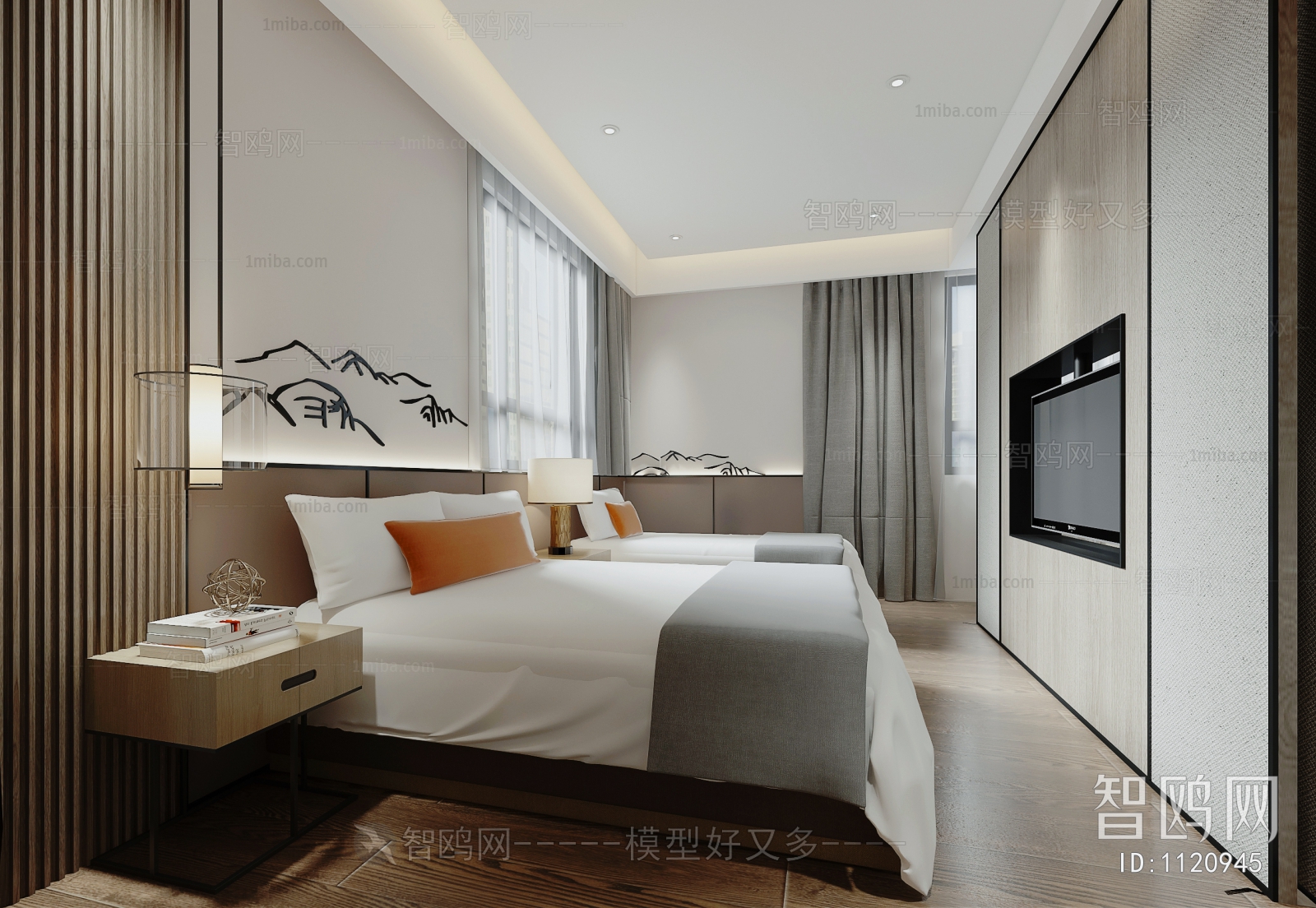 New Chinese Style Guest Room