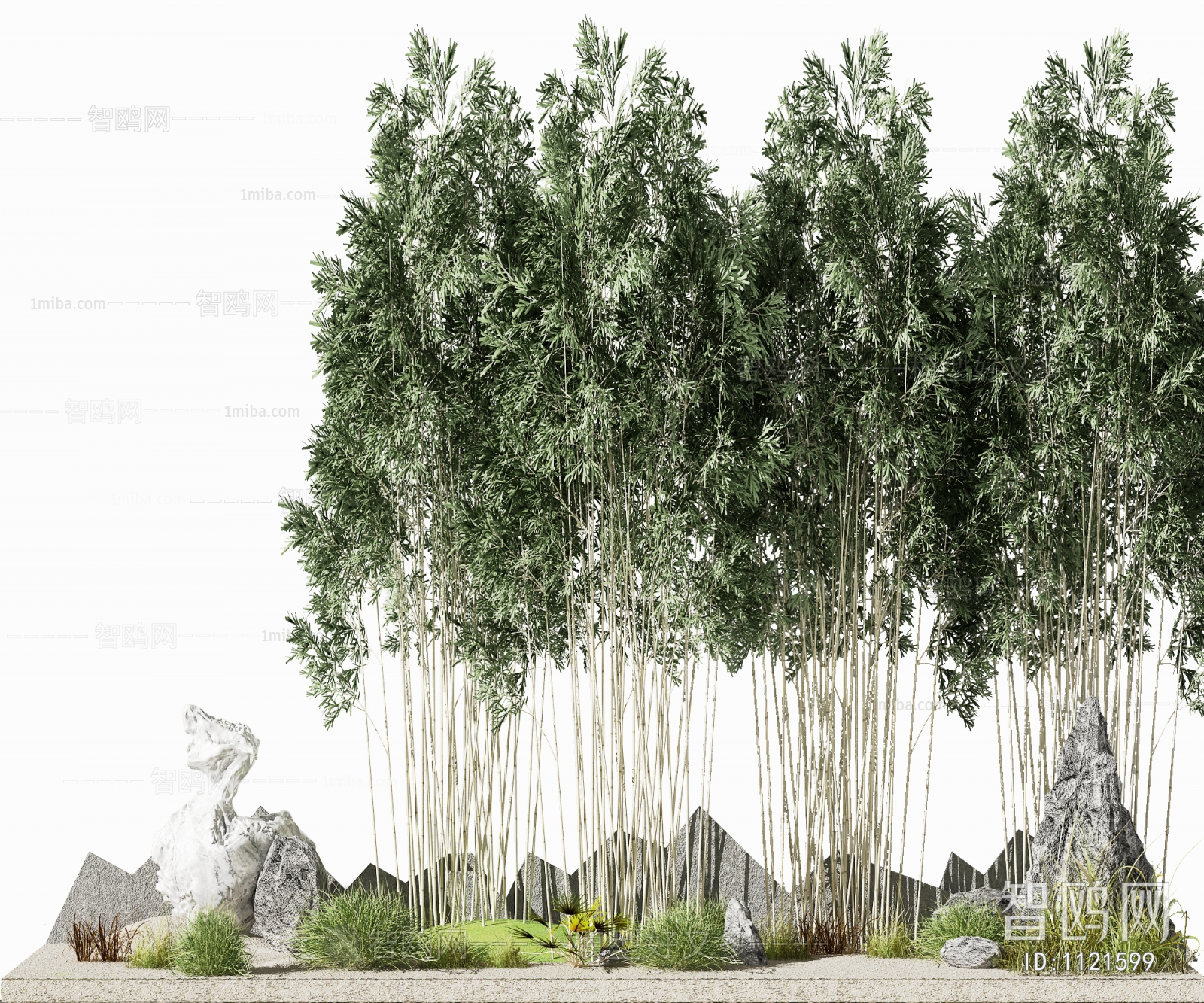 新中式竹子景观