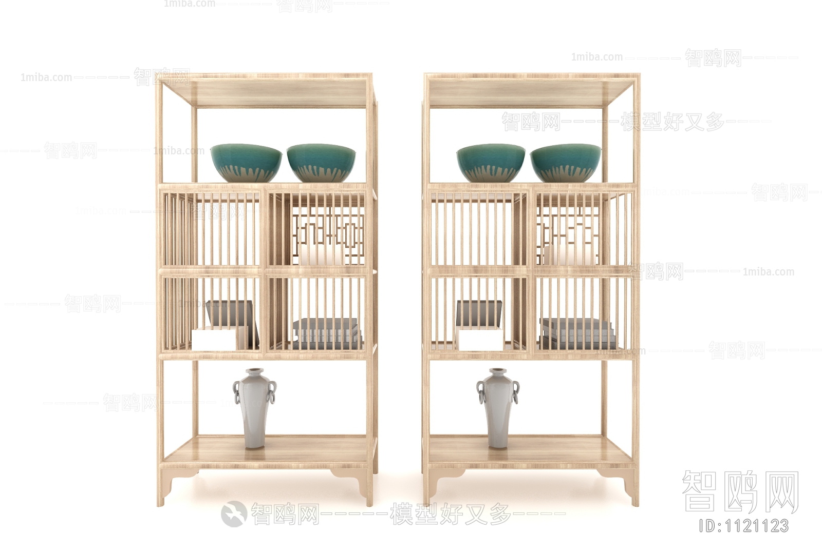 New Chinese Style Decorative Cabinet