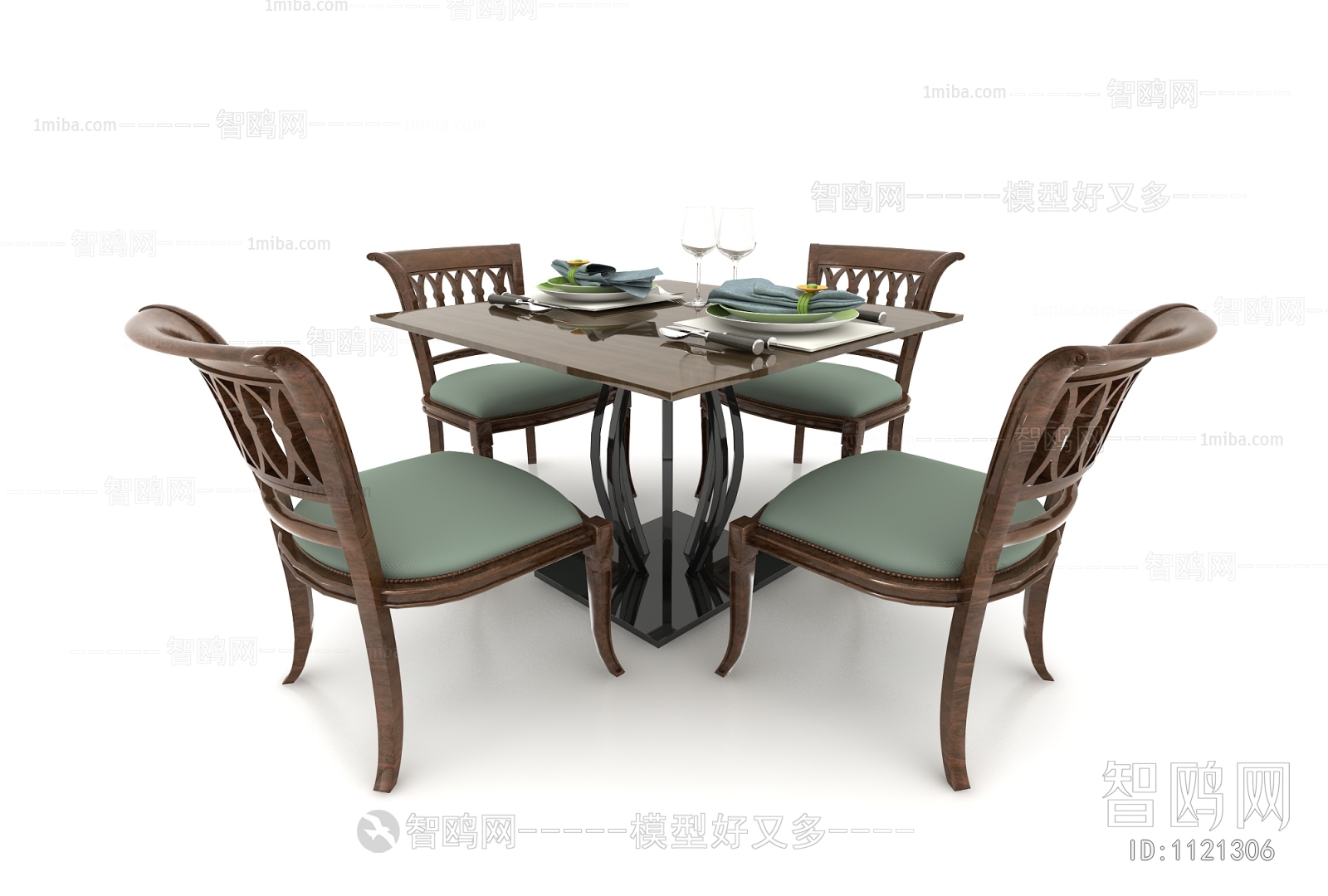 European Style Dining Table And Chairs