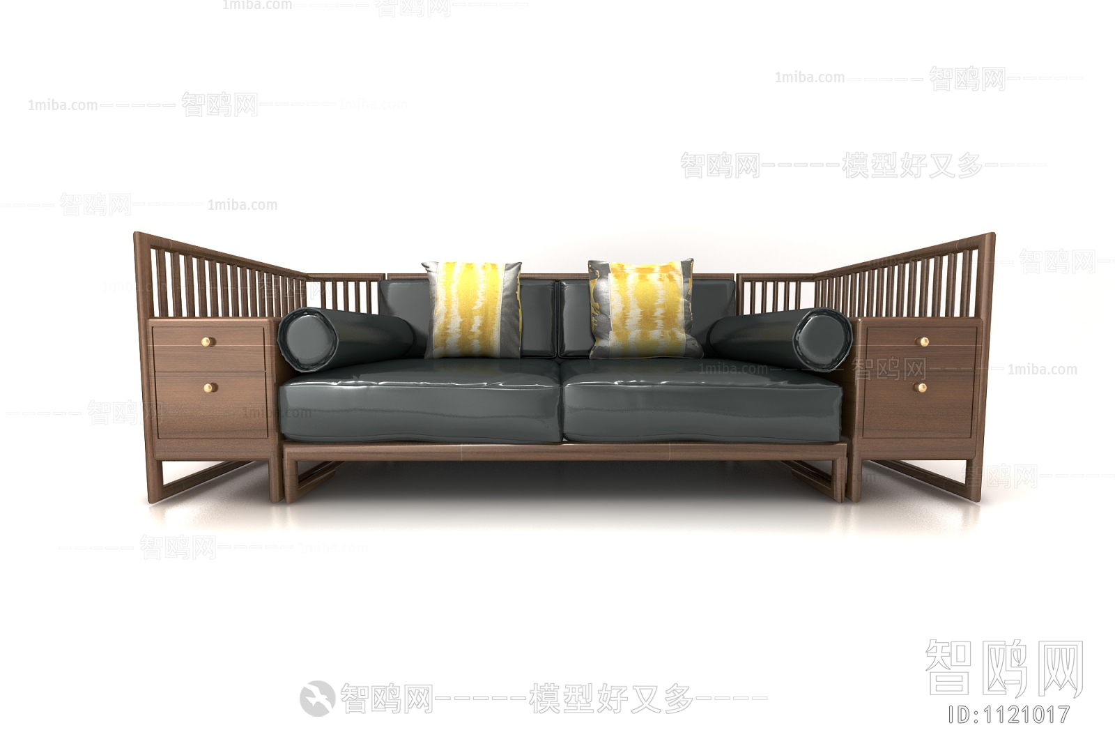 New Chinese Style A Sofa For Two