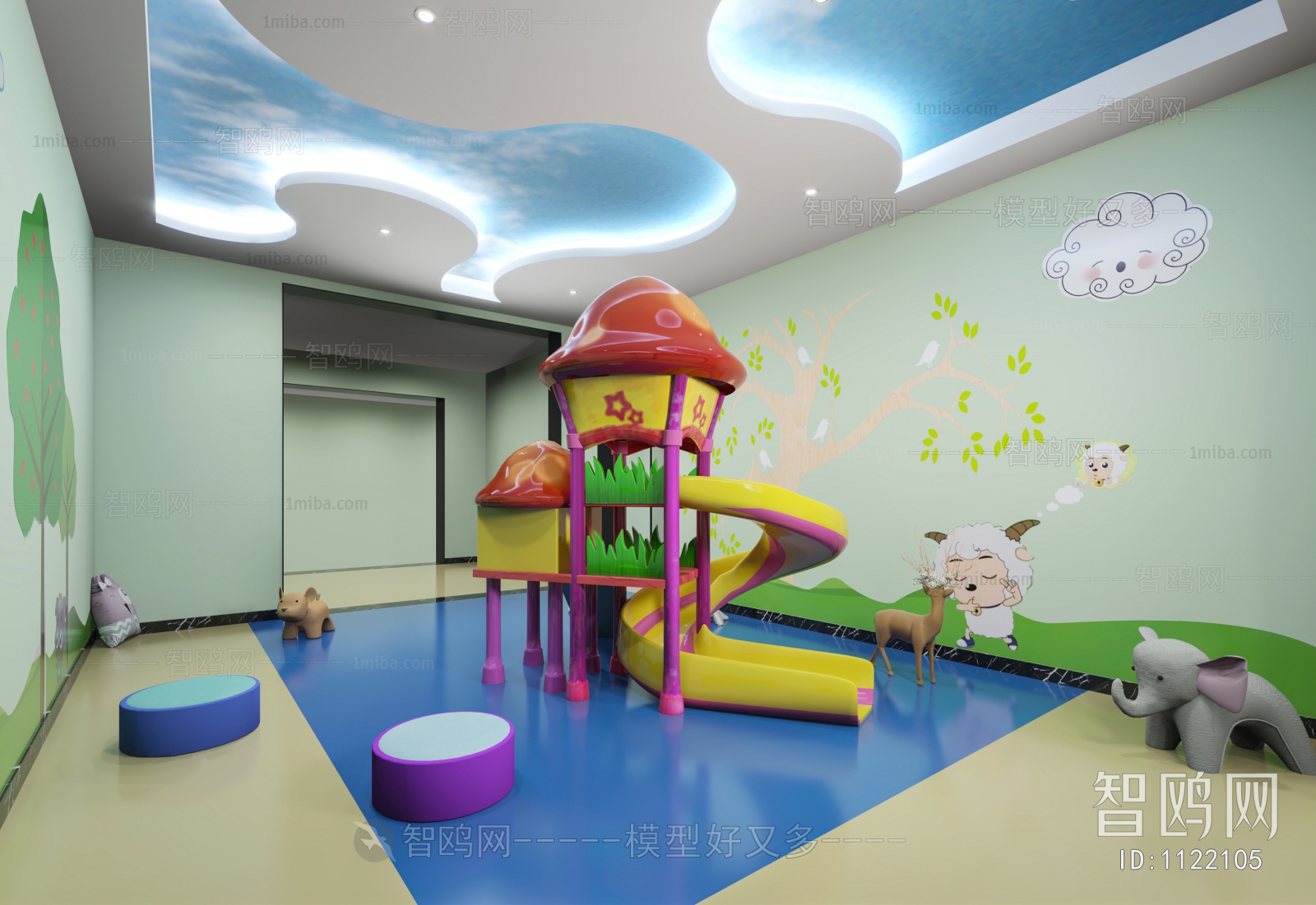 Modern Children's Playroom