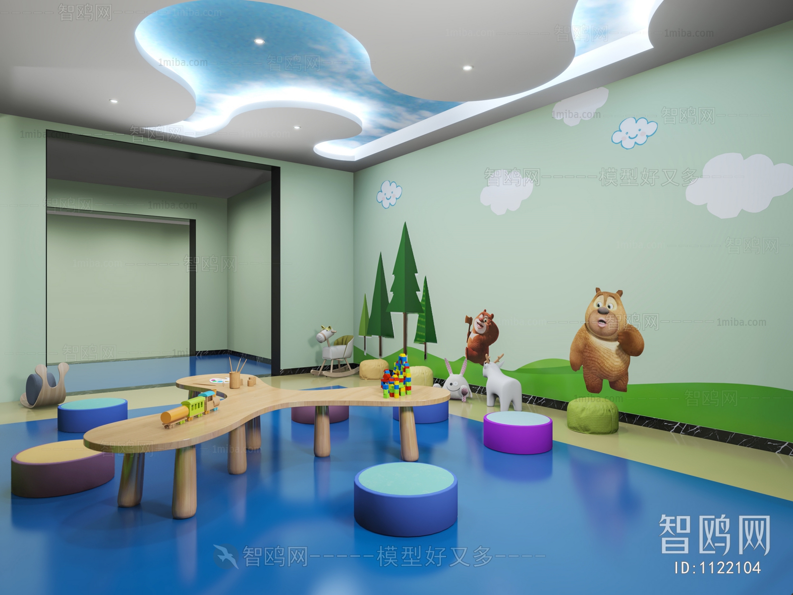 Modern Children's Playroom