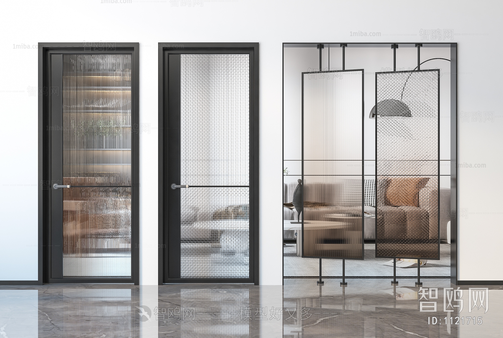 Modern Glass Screen Partition