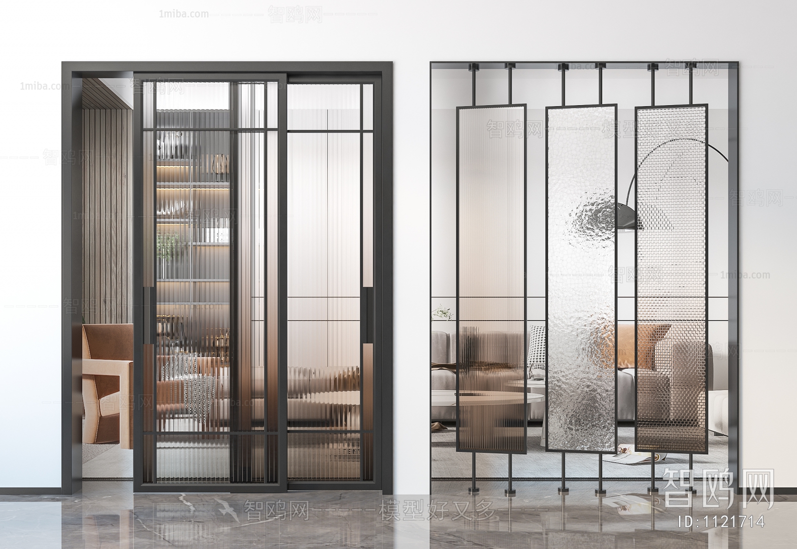 Modern Glass Screen Partition