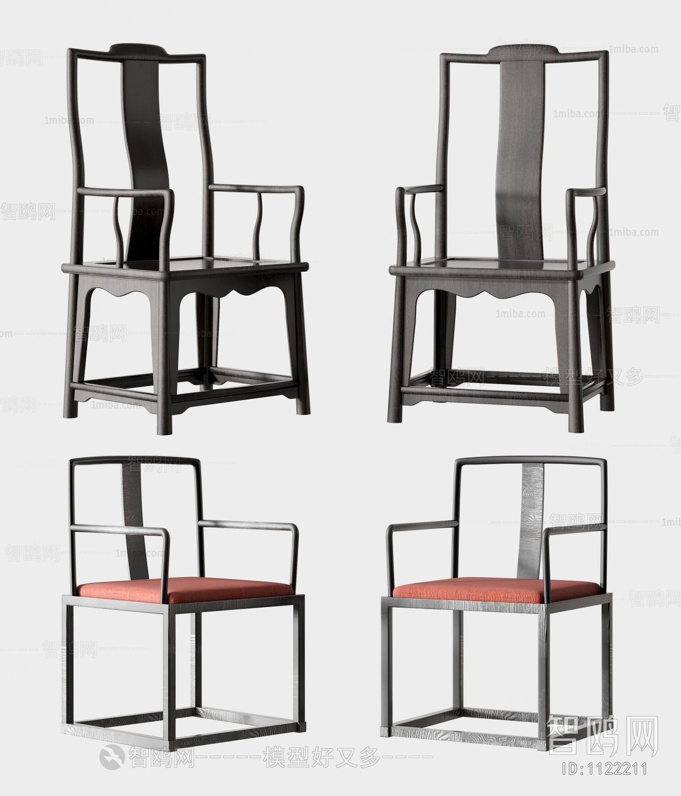 New Chinese Style Single Chair