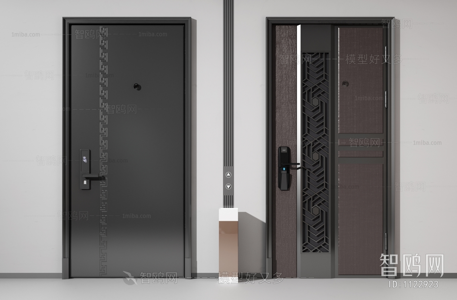 Modern Single Door