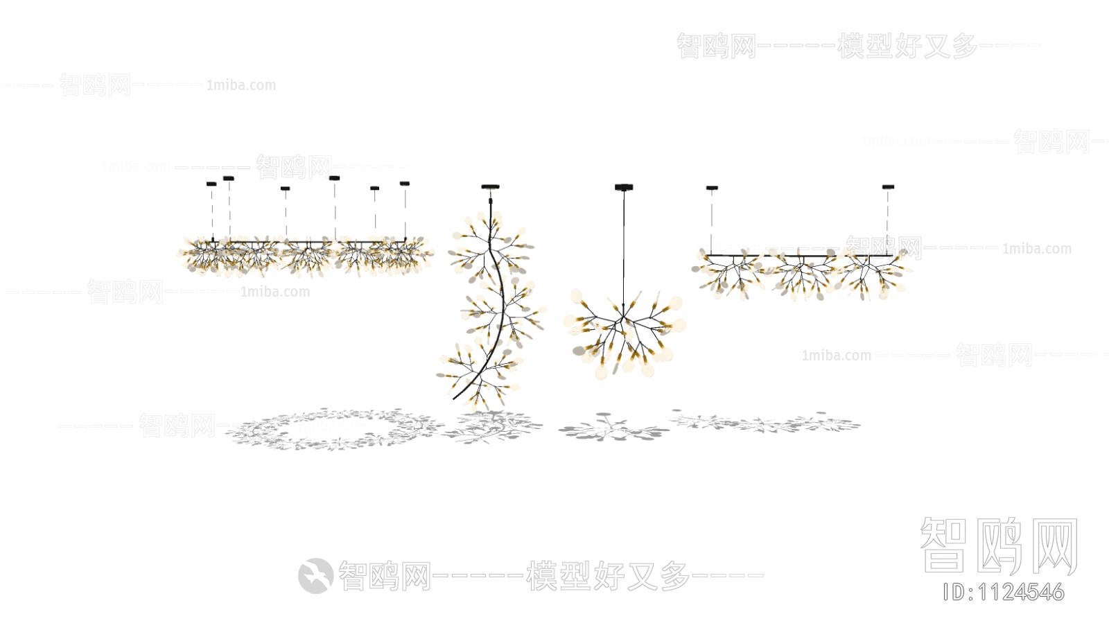 现代吊灯组合