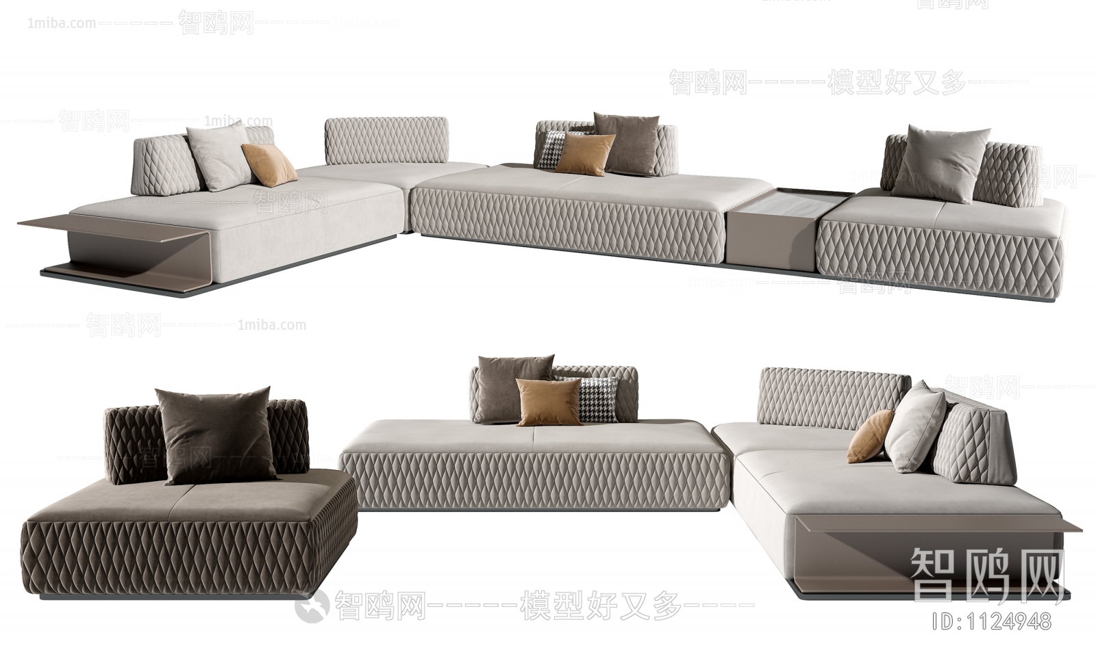 Modern Multi Person Sofa