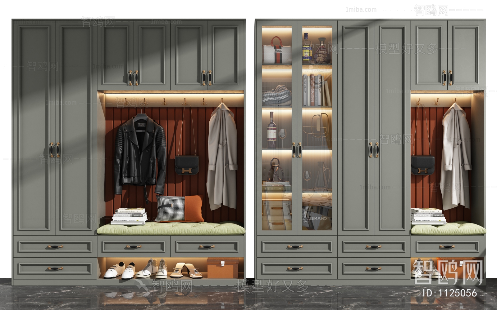 Modern American Style Shoe Cabinet