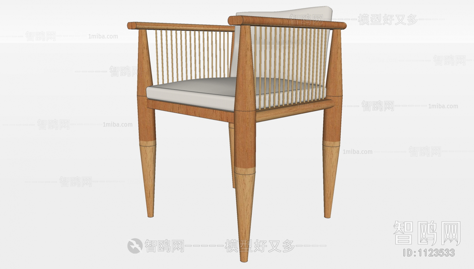 New Chinese Style Single Chair