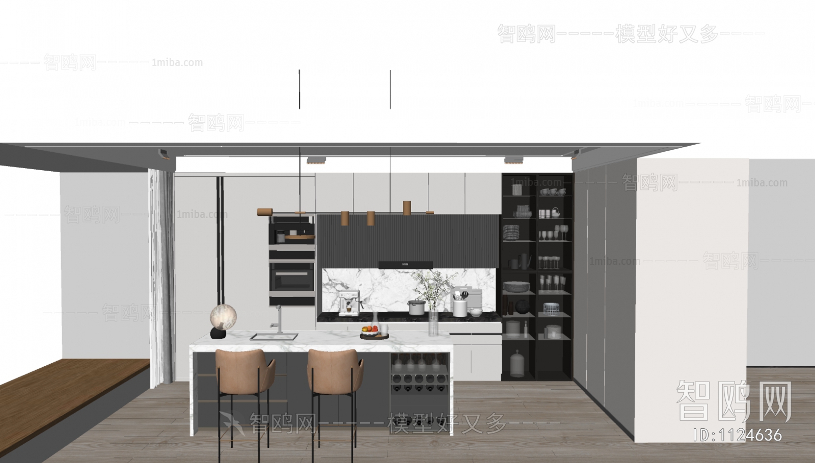 Modern Open Kitchen