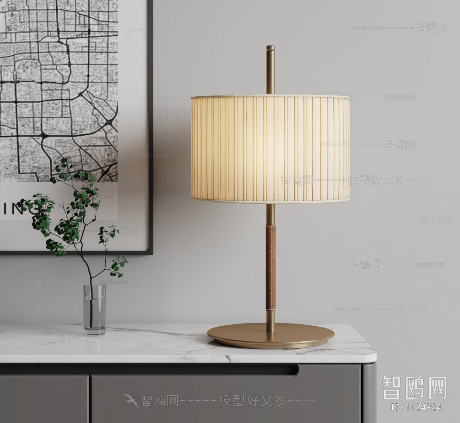 Modern Wabi-sabi Style Table Lamp