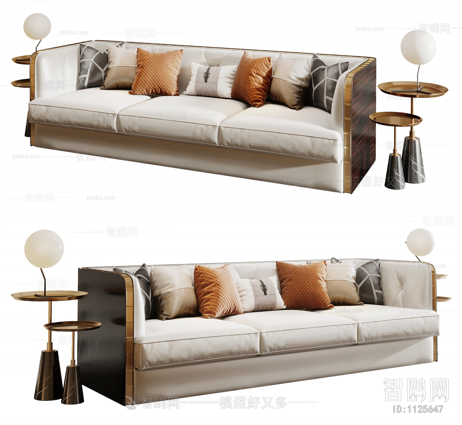 Modern Three-seat Sofa