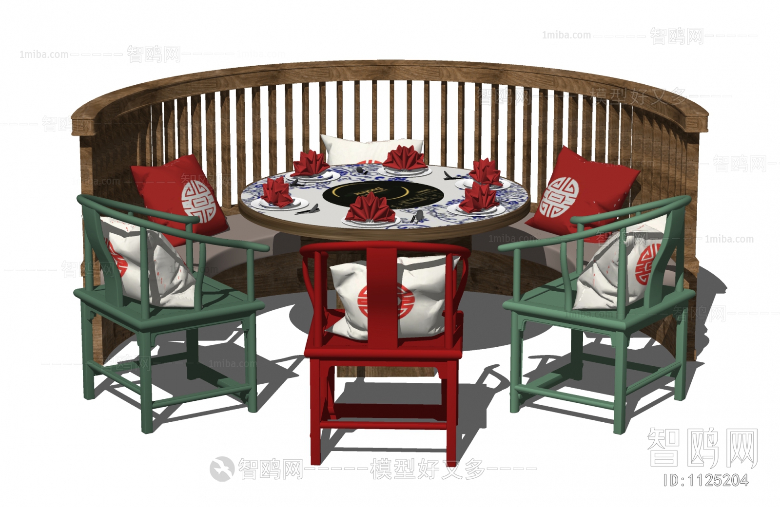 New Chinese Style Dining Table And Chairs