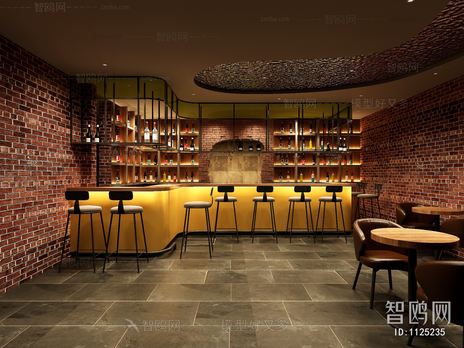 Industrial Style Bar