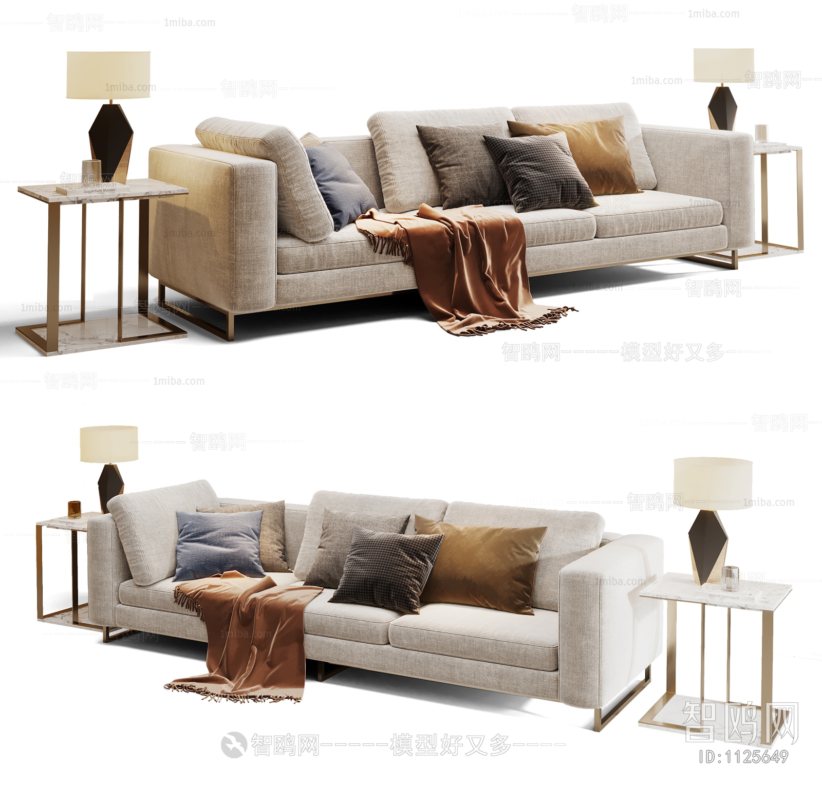 Modern Three-seat Sofa