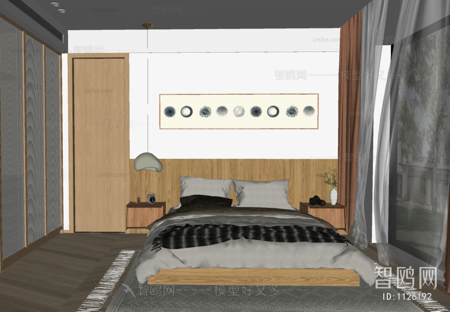 New Chinese Style Bedroom