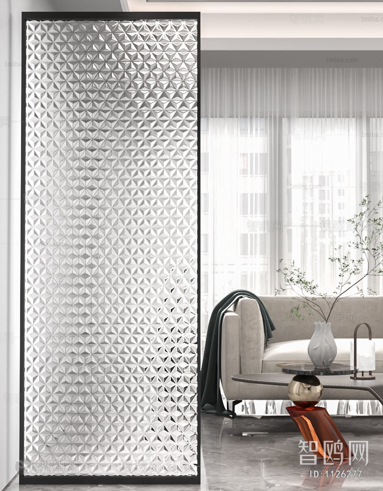 Modern Glass Screen Partition