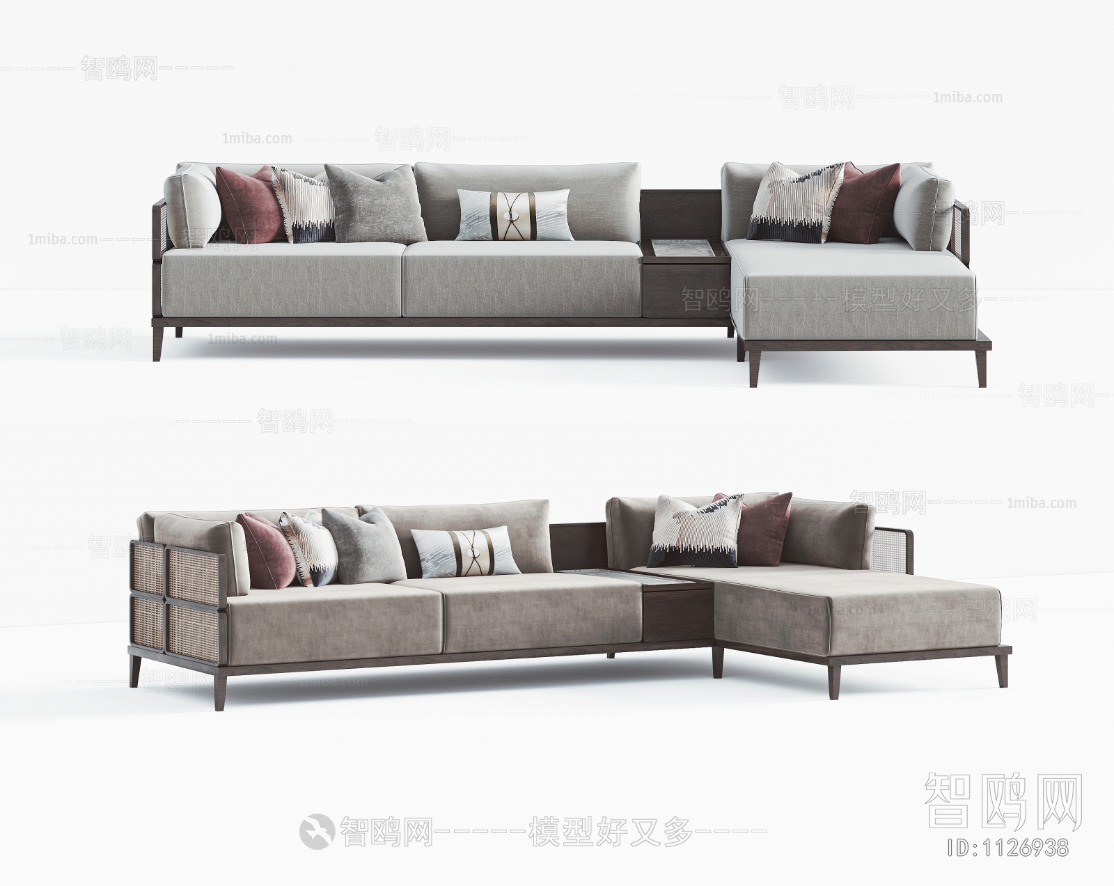 New Chinese Style Multi Person Sofa