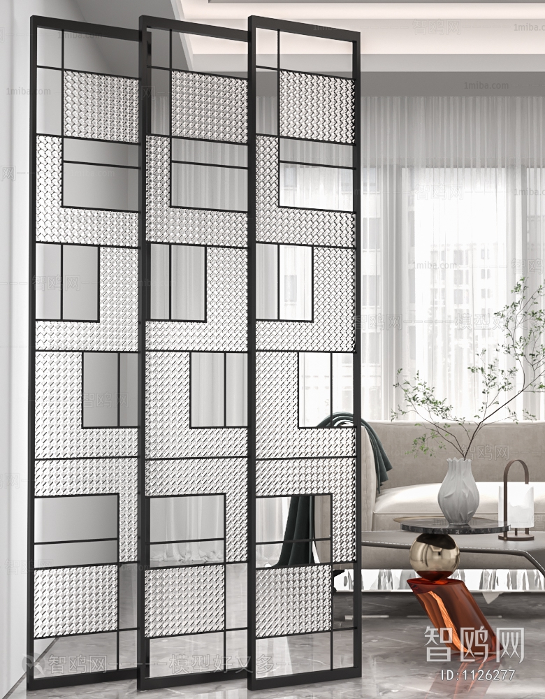 Modern Glass Screen Partition