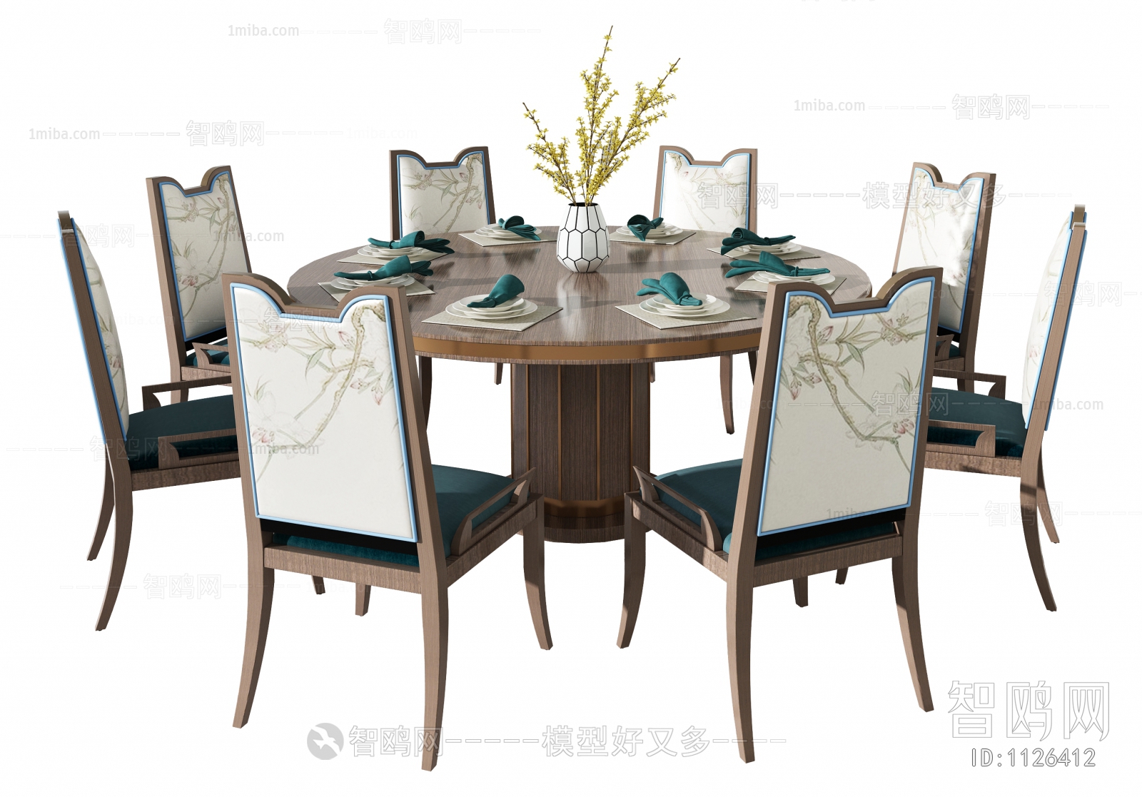 New Chinese Style Dining Table And Chairs