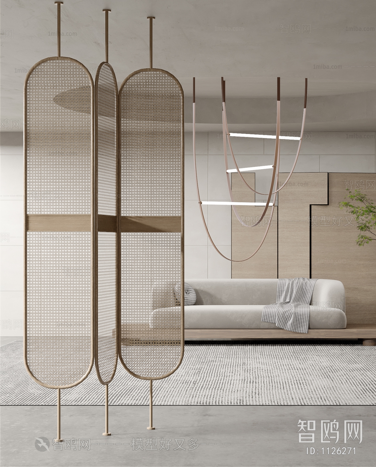 Wabi-sabi Style Partition