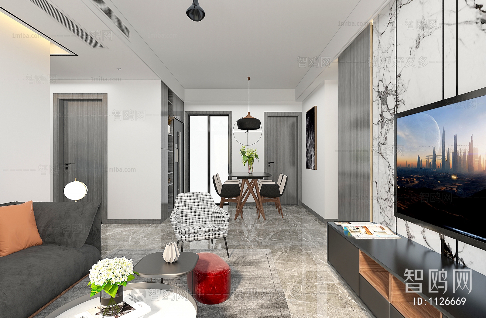 Modern A Living Room