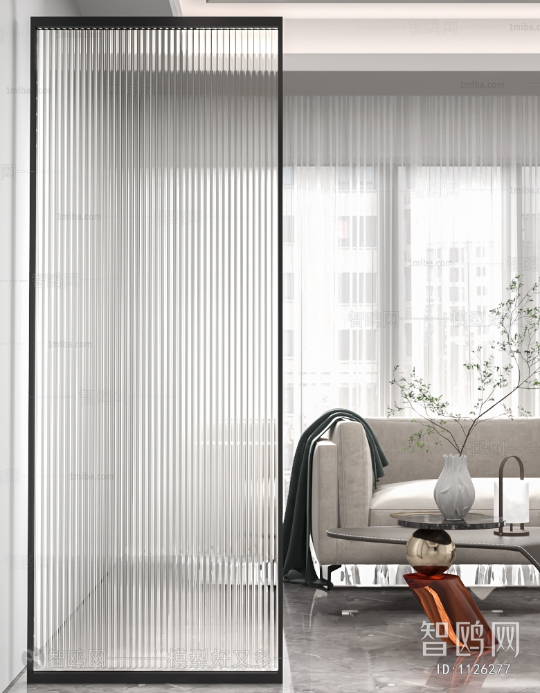 Modern Glass Screen Partition