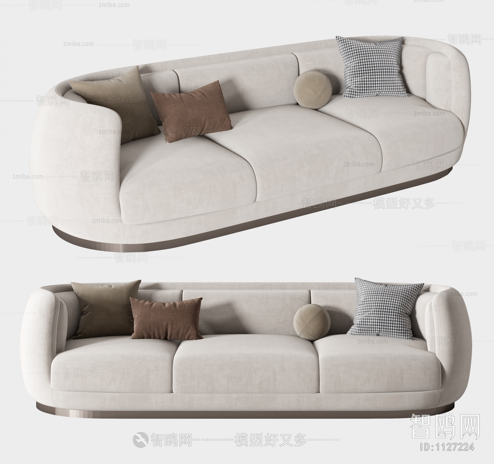 Modern Three-seat Sofa