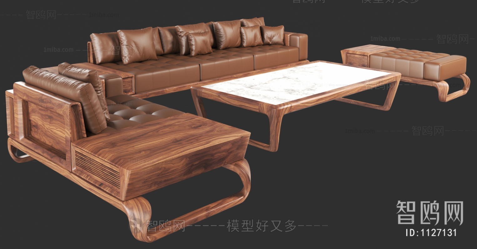 Chinese Style New Chinese Style Sofa Combination